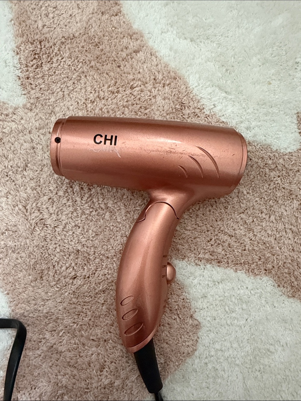 CHI Rose Gold Compact Hair Dryer for Women
